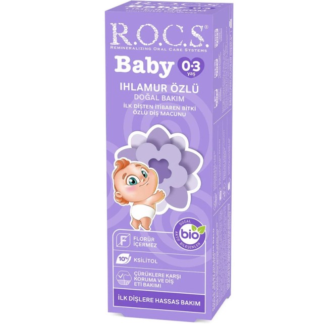 Rocs Baby Ihlamur Özlü Diş Macunu 35ml 0-3 Yaş
