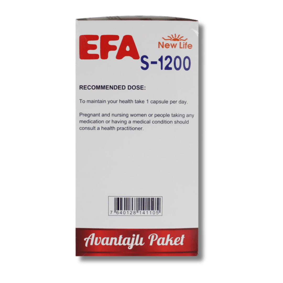 New Life EFA S-1200 mg 90 Kapsül