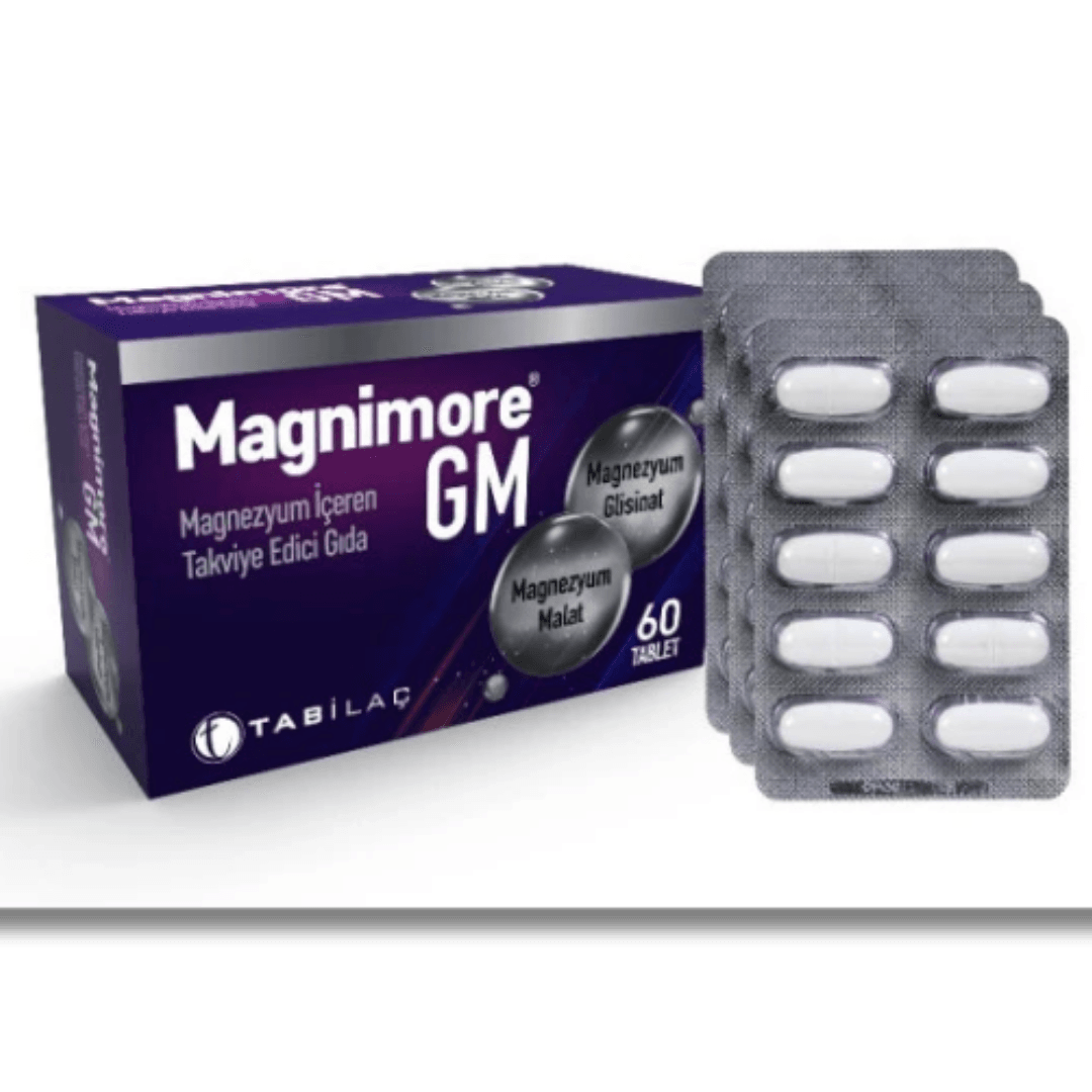 Magnimore GM Magnezyum İçeren Takviye Edici Gıda 60 Tablet