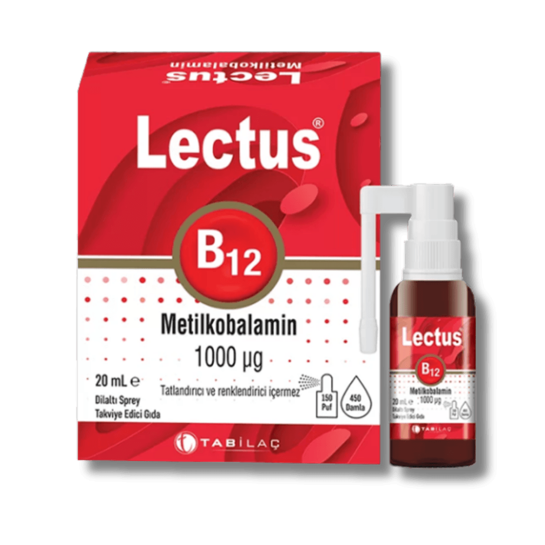 Lectus B12 Dilaltı Sprey 1000mg 20 ml