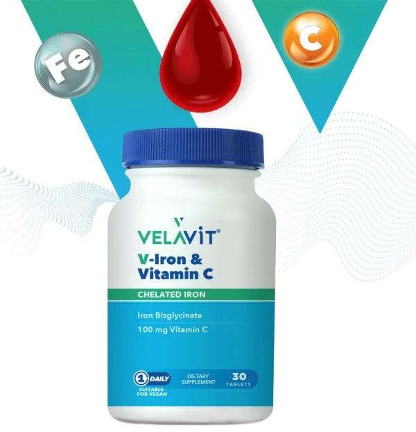 Velavit V Iron Vitamin C 30 Tablet