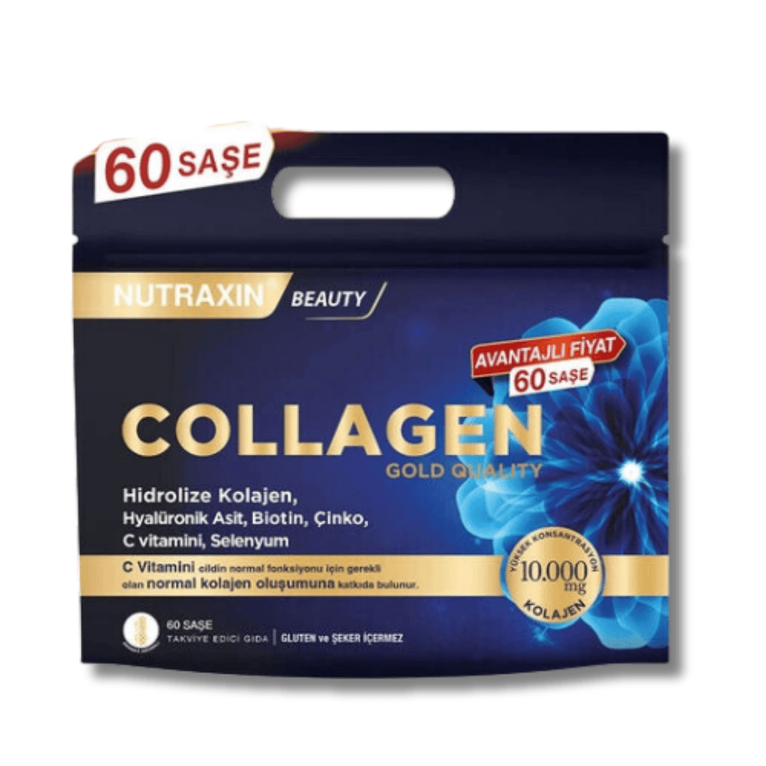 Nutraxin Collagen Gold Quality Hidrolize Kolajen 60 Saşe