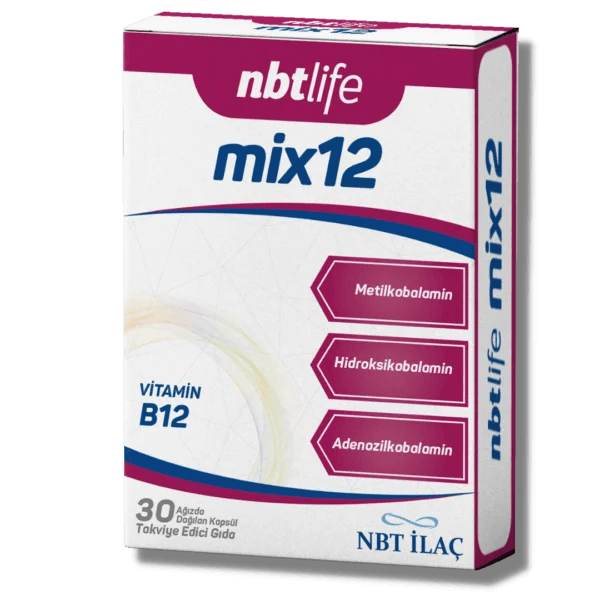 NBT Life Mix Vitamin B12 30 Kapsül