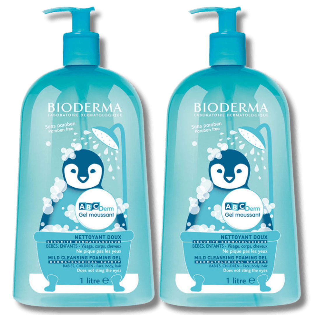 Bioderma Abcderm Foaming Gel Temizleme Jeli 1 Litre * 2 adet