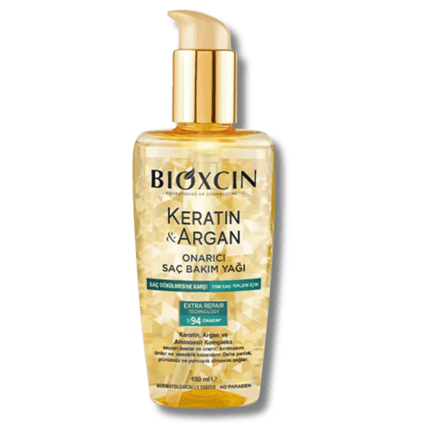 Bioxcin Keratin ve Argan Onarıcı Saç Bakım Yağı 150 ml