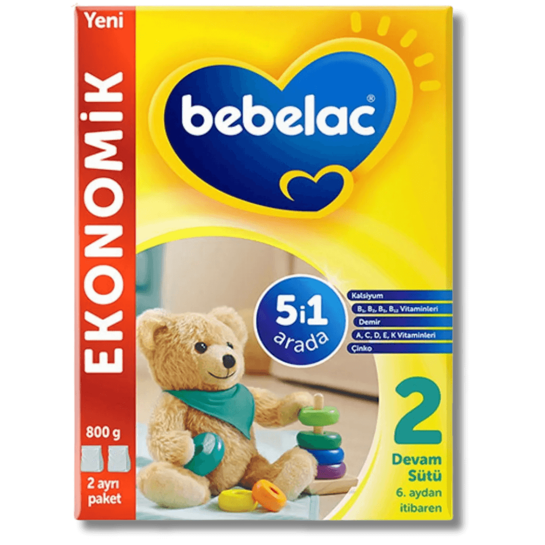 Bebelac 2 Devam Sütü 800 Gr 6-9 Ay - 1  adet