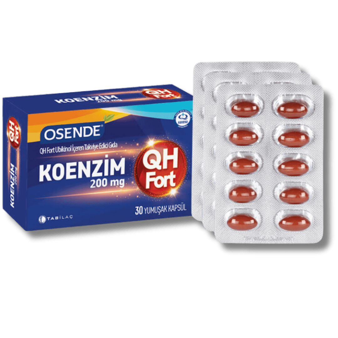 Osende Koenzim 200mg QH Fort 30 Yumuşak Kapsül