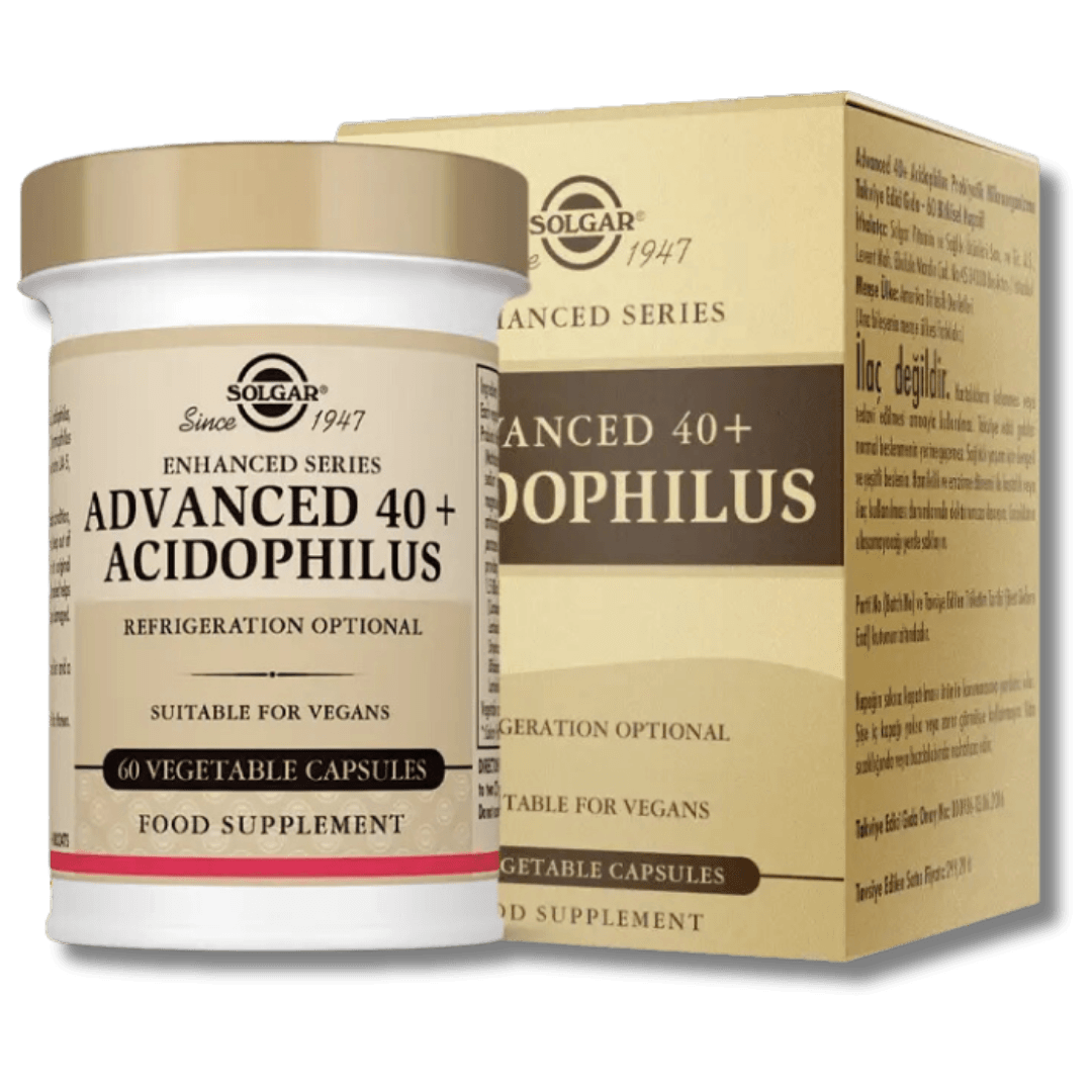 Solgar Advanced 40+ Acidophilus 60 Kapsül