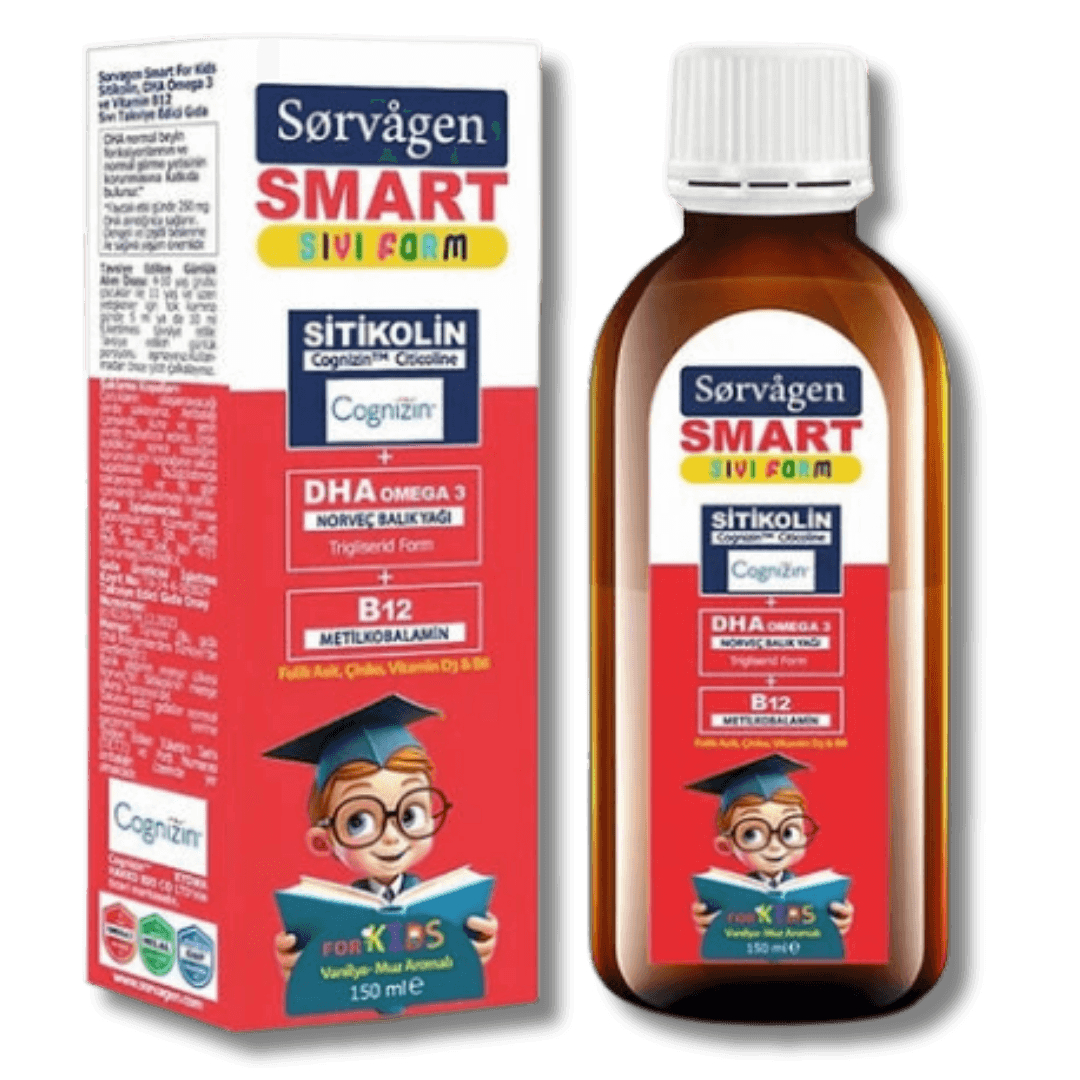 Sorvagen Smart Sıvı Form Stikolin Takviye Edici Gıda 150 ml