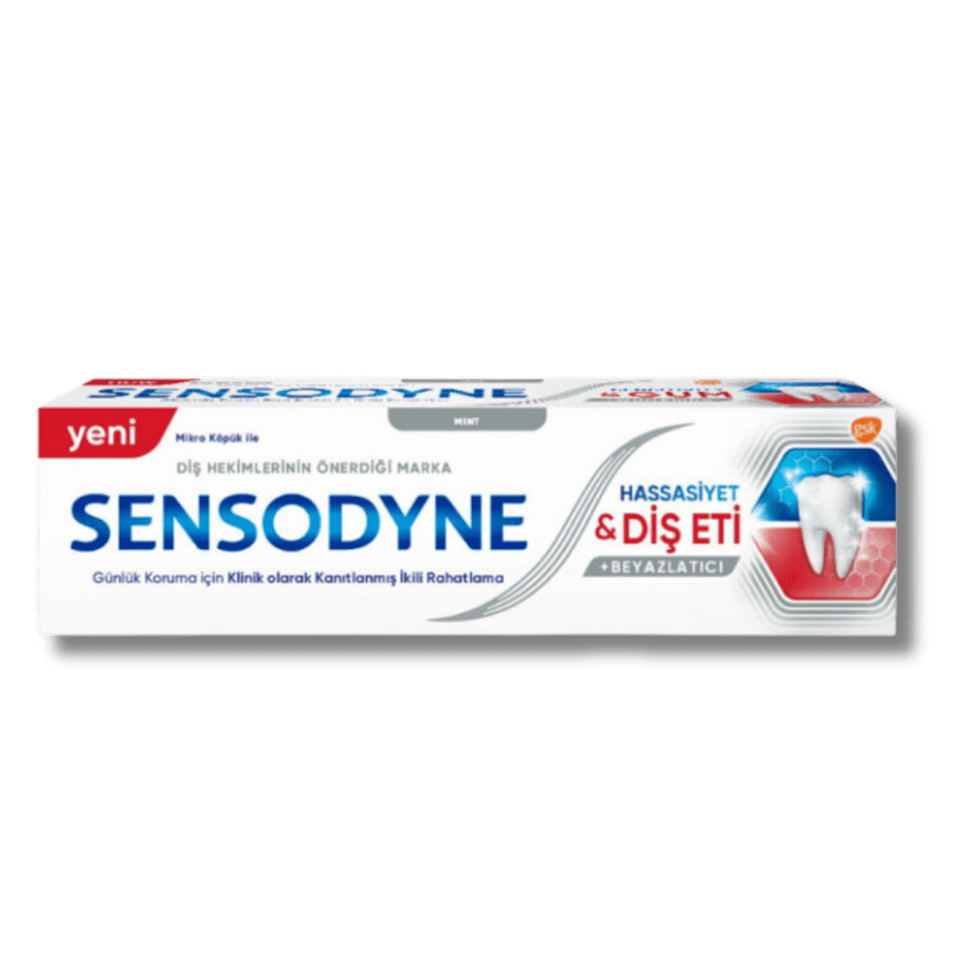 Sensodyne Beyazlatıcı Hassasiyet ve Diş Eti Macunu Beyazlatıcı 75 ml