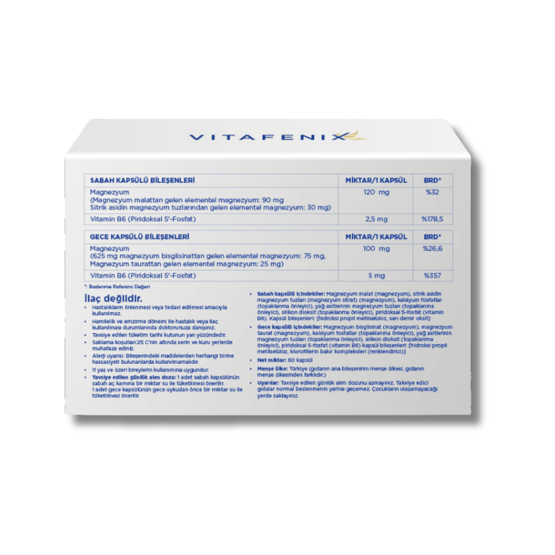 Vitafenix Magna-P 60 Kapsül