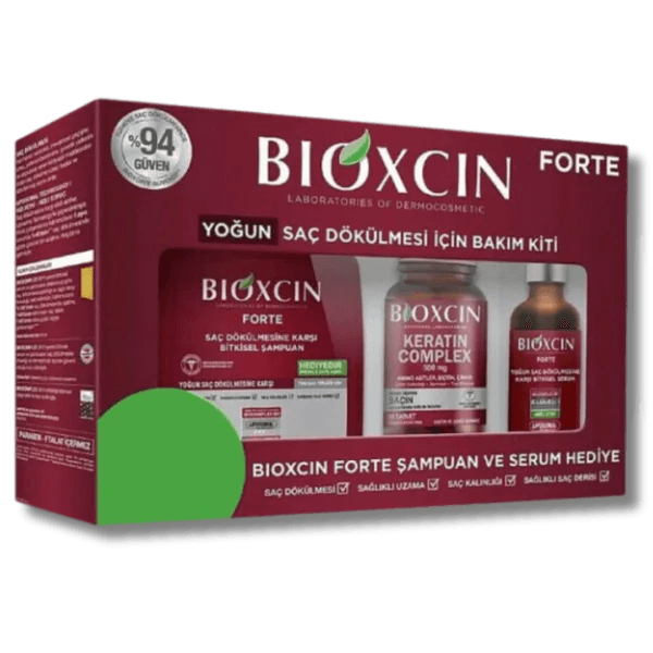 Bioxcin Forte Yoğun Saç Dökülmesi İçin Bakım Kiti