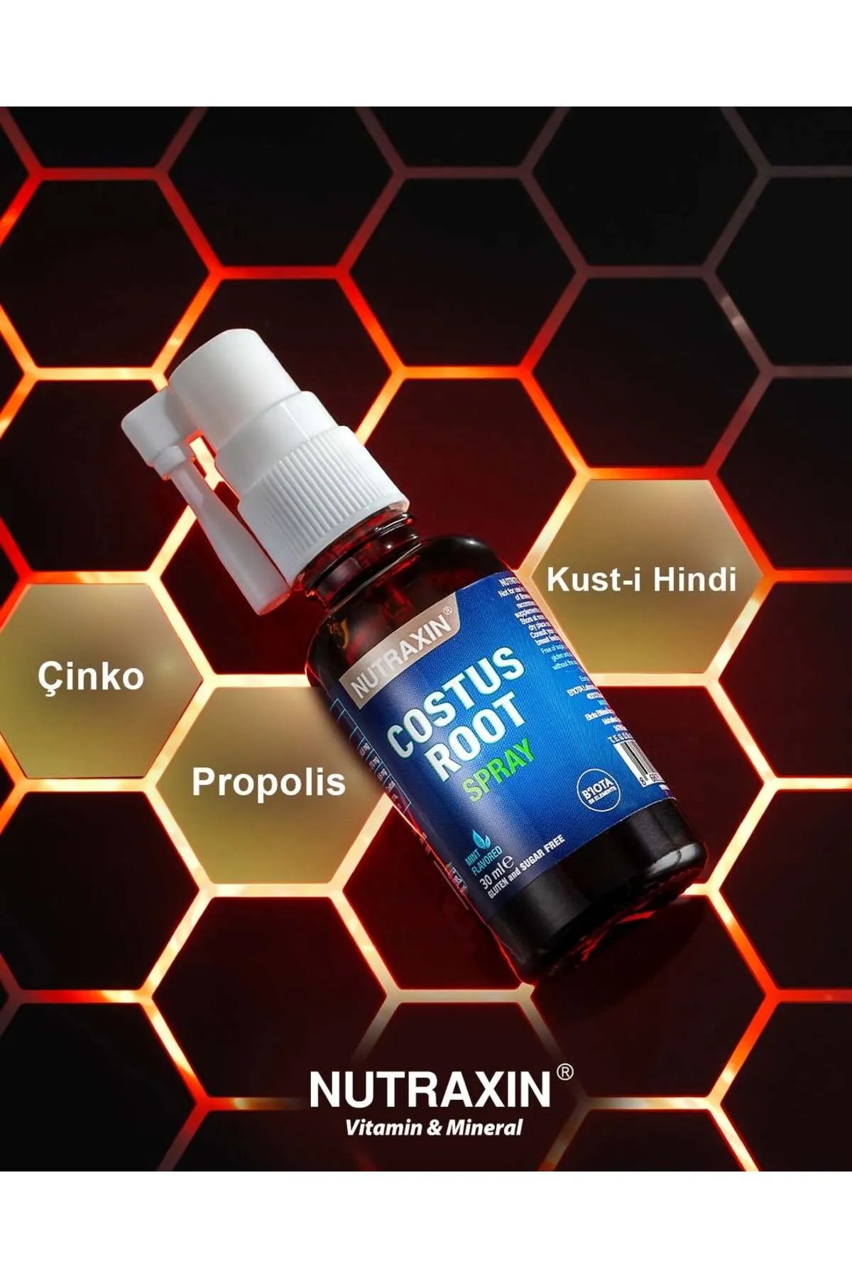 Nutraxin Costur Root Nane Aromalı Sprey 30 ml