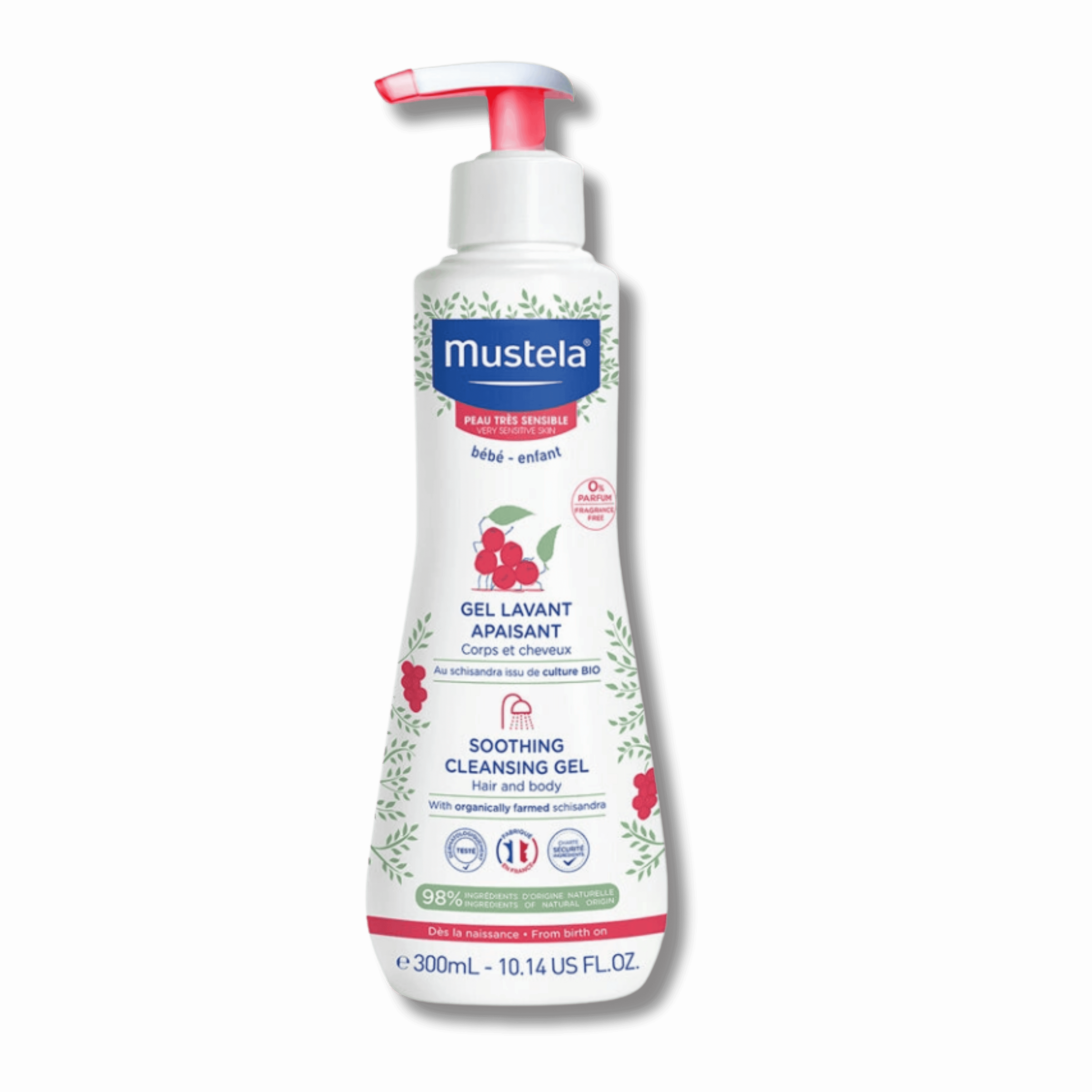 ​Mustela Soothing Çok Hassas Ciltler için Bebek Şampuanı 300ml