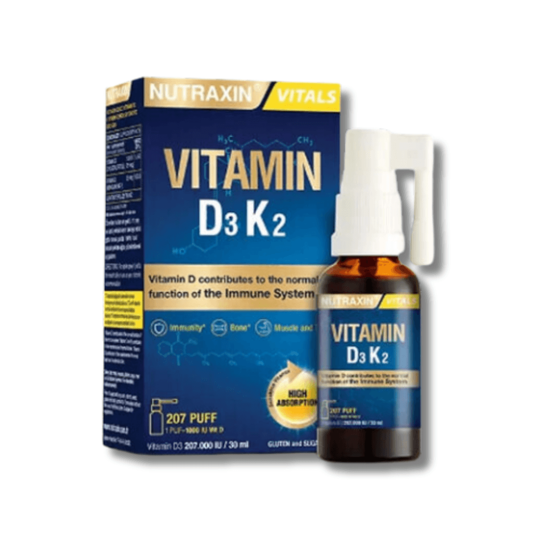 Nutraxin Vitamin D3K2 Takviye Edici Gıda 30 ml