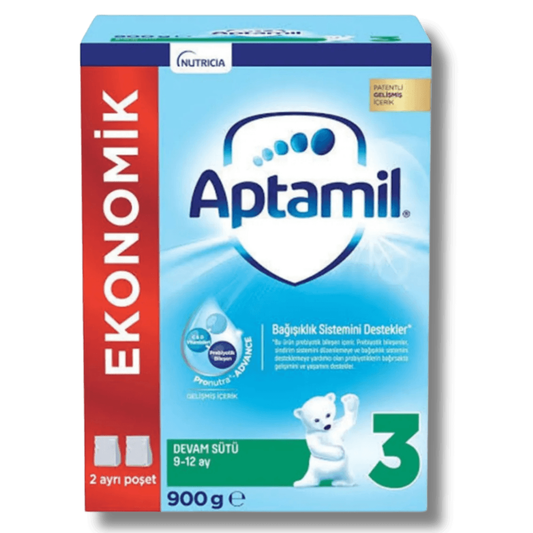 Aptamil 3 Devam Sütü 900 gr 9-12 Ay