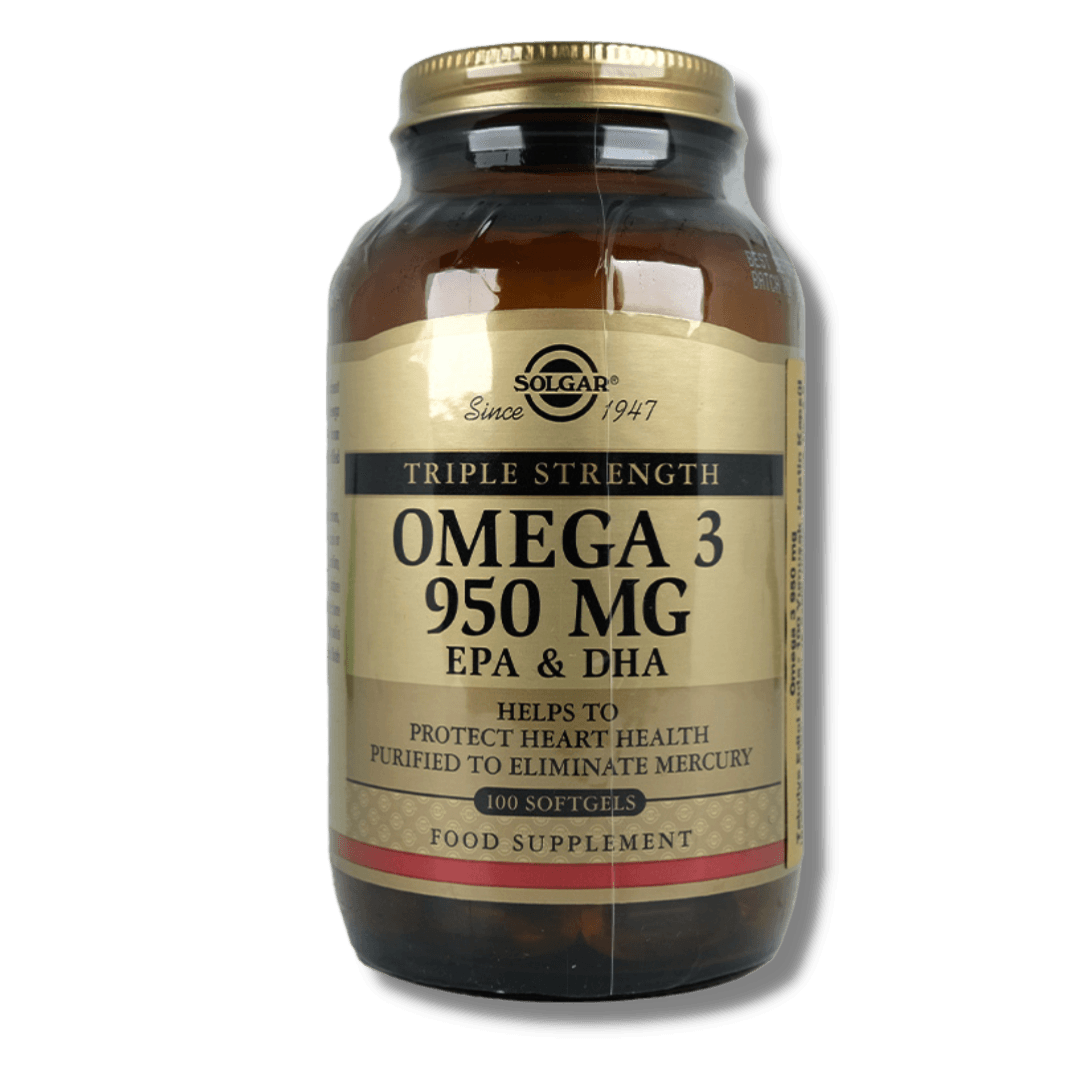 Solgar Omega 3 950 mg EPA & DHA 100 Kapsül Bitkisel Besin Desteği