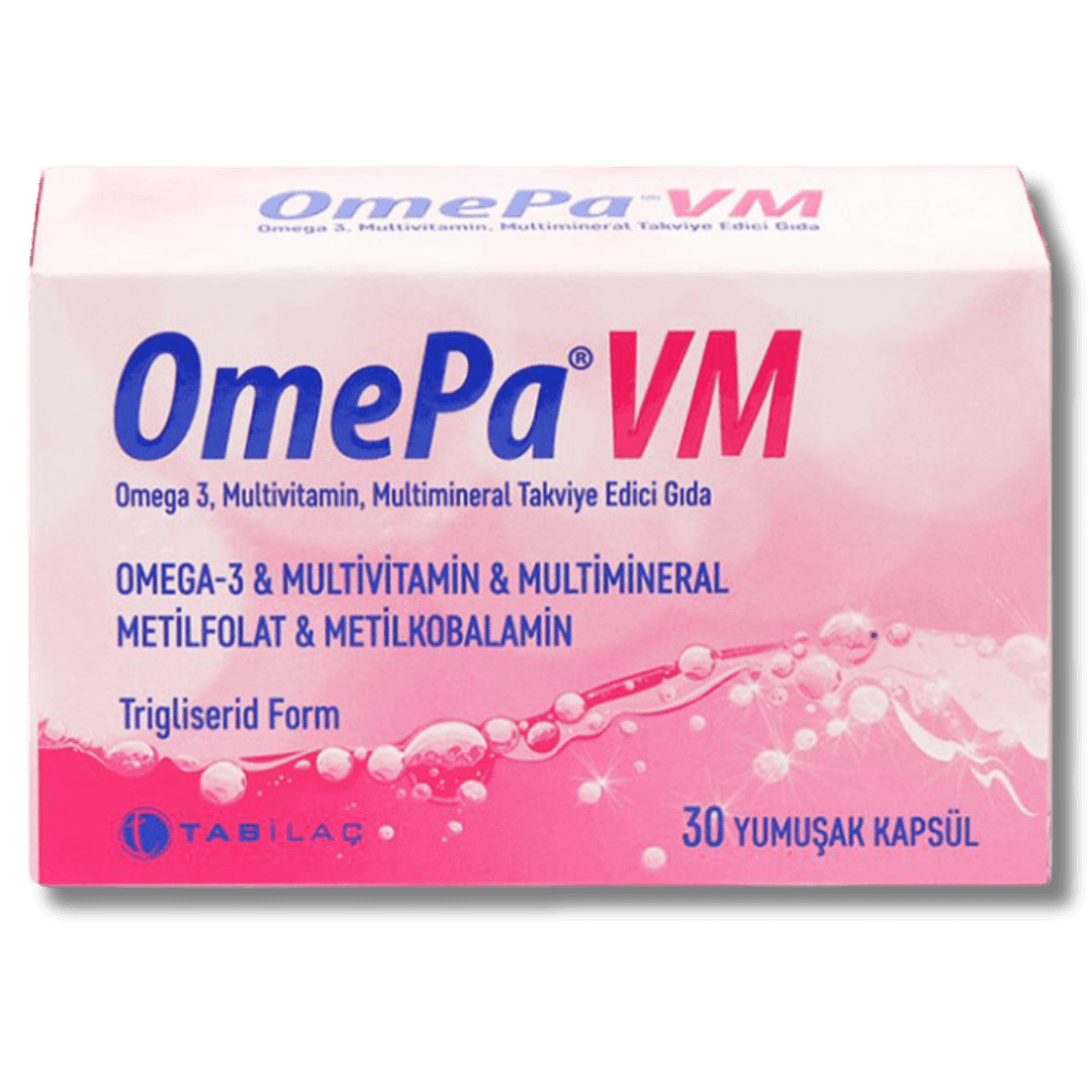 OmePa VM Takviye Edici Gıda 30 Yumuşak Kapsül