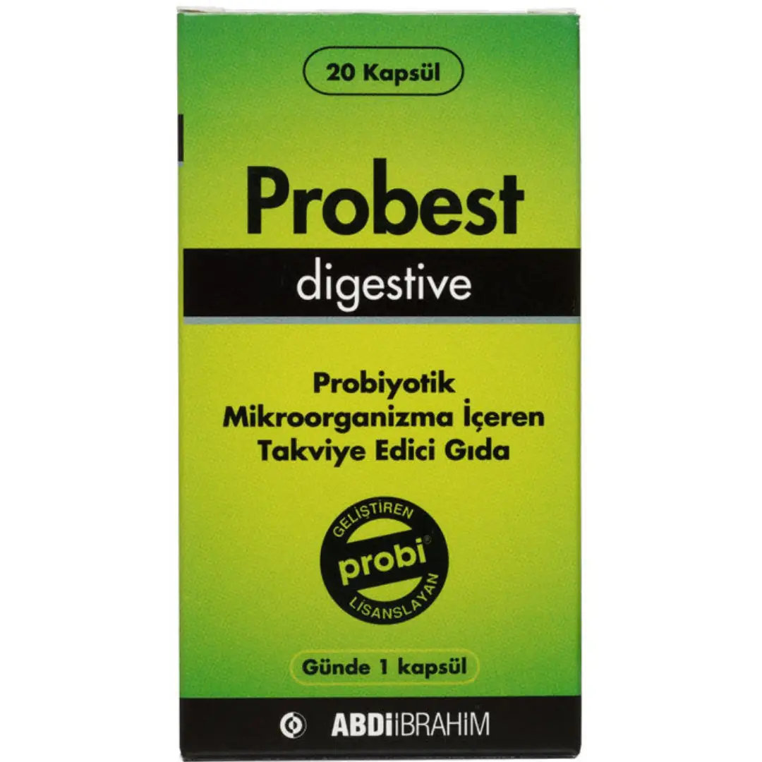 Abdi İbrahim Probest Digestive Probiyotik Takviye Edici Gıda 20 Kapsül