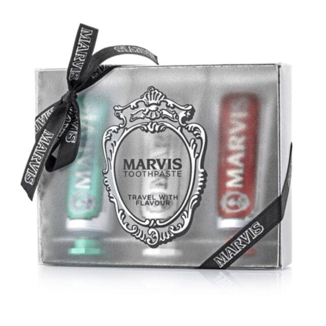 Marvis 3 Flavour Box - Seyahat Boy Diş Macunu 3x25ml 3 farklı seyahat boy diş macunu