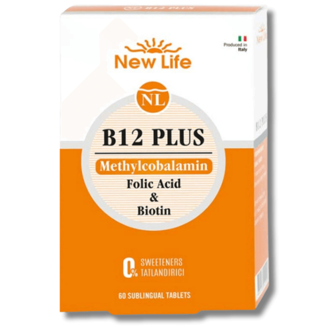 New Life B12 Plus Folik Asit ve Biotin İçeren Takviye Edici 60 Tablet