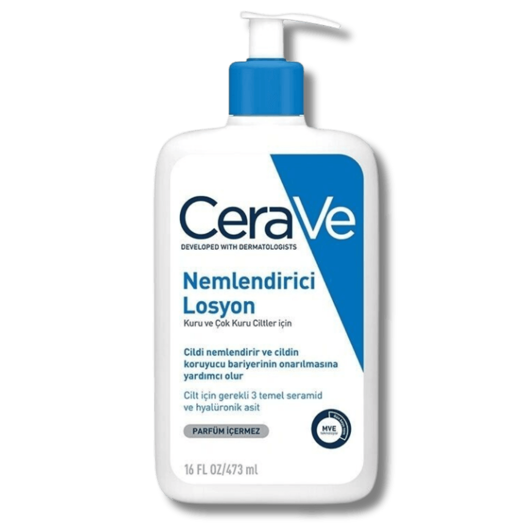 CeraVe Nemlendirici Yüz ve Vücut Losyonu-Seramid Ve Hyalüronik Asit İçerikli 473 ml