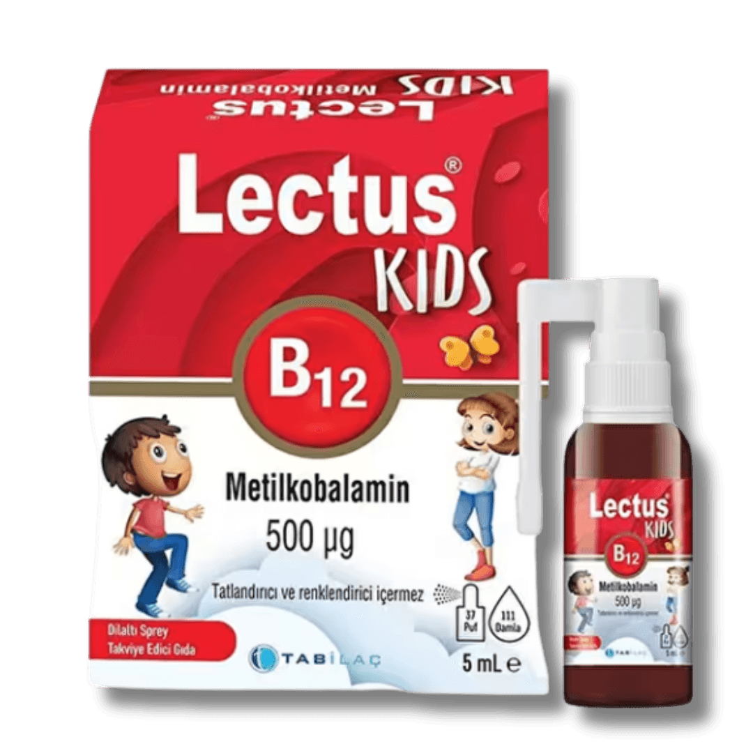 Lectus Kids B12 Dilaltı Sprey 500 Mcg 5 ml