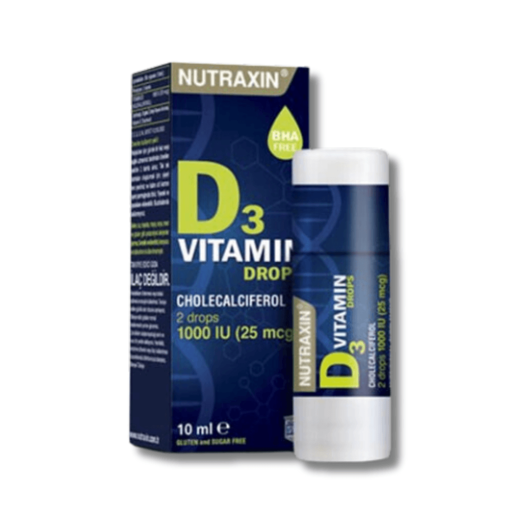 Nutraxin Vitamin D3 Takviye Edici Gıda Damla 10 ml