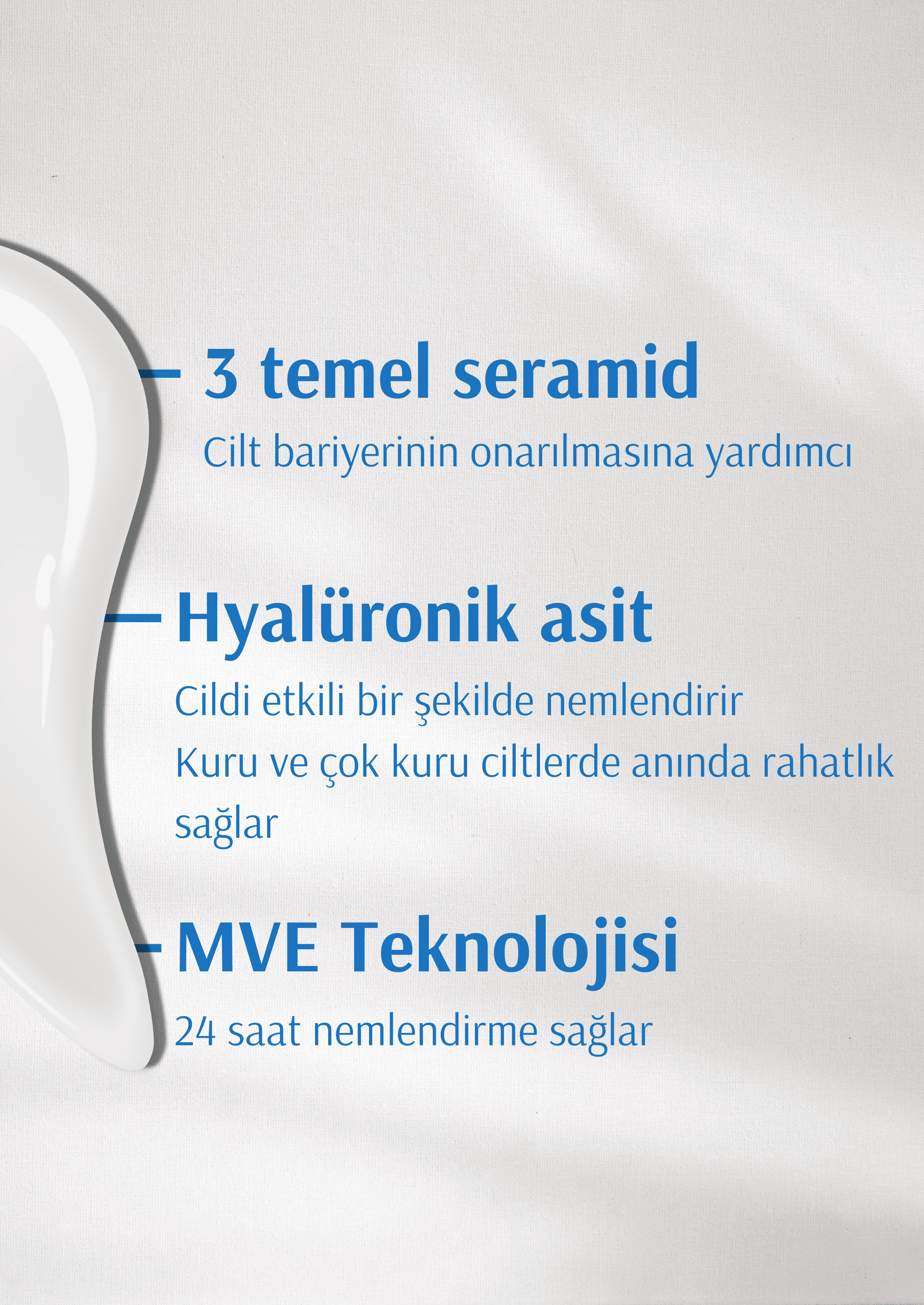 CeraVe Nemlendirici Yüz ve Vücut Losyonu-Seramid Ve Hyalüronik Asit İçerikli 88 ml