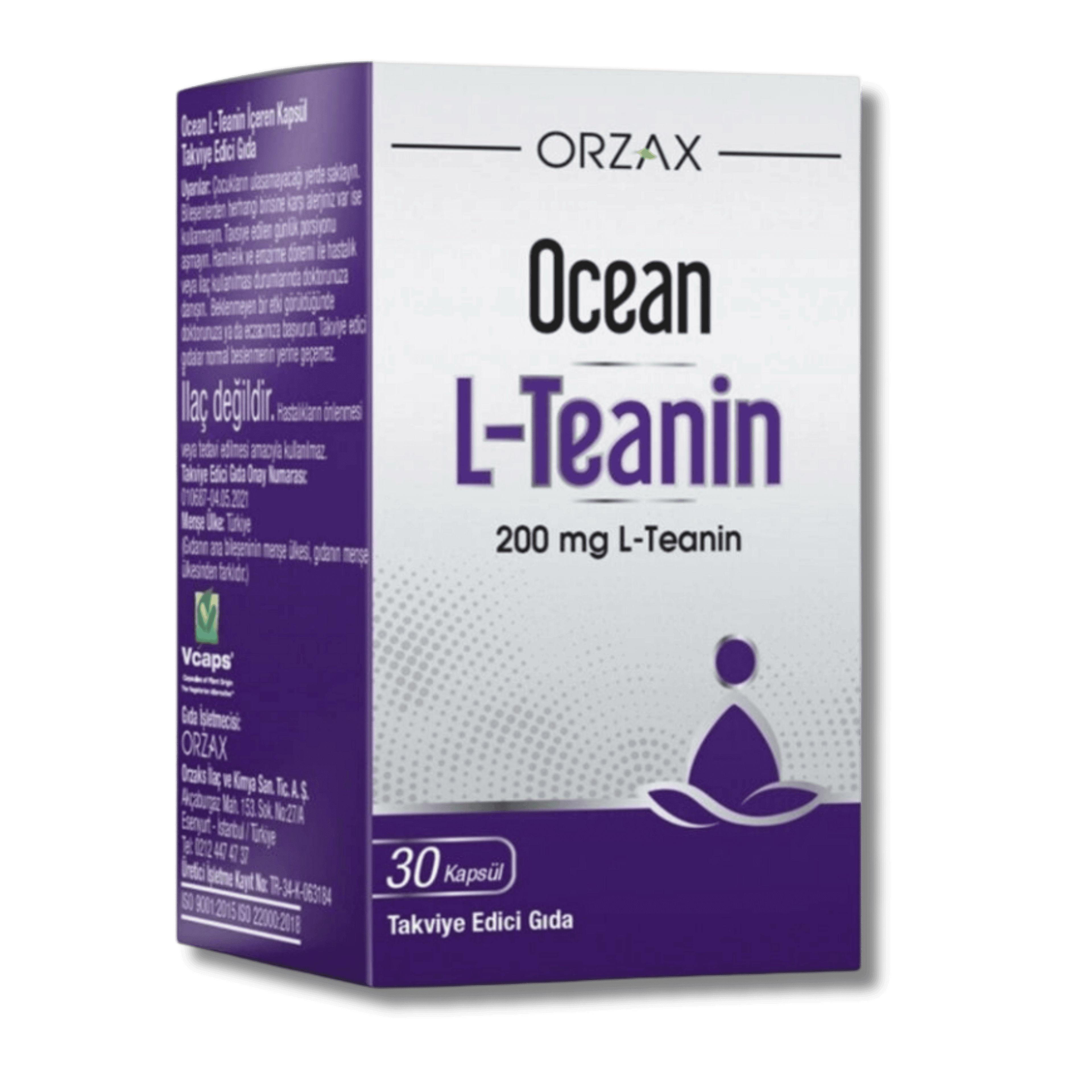 Ocean L-Teanin 200 mg 30 kapsül