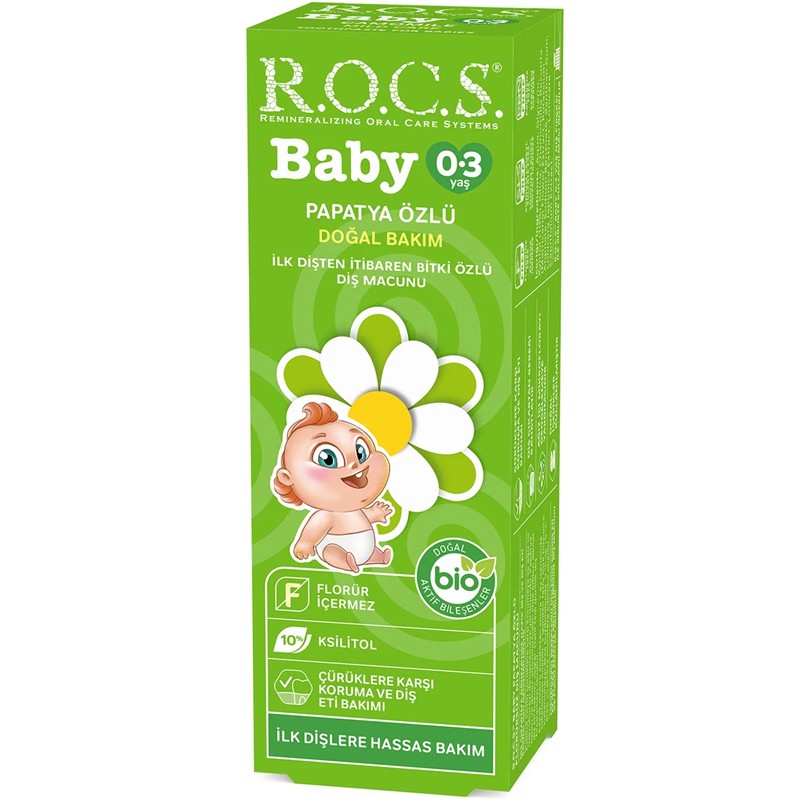 Rocs Baby - Bebekler İçin Diş Macunu 0-3 Ay 35ml