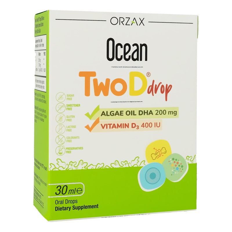 Ocean Twod Drop Alg Yağı DHA 30 Ml