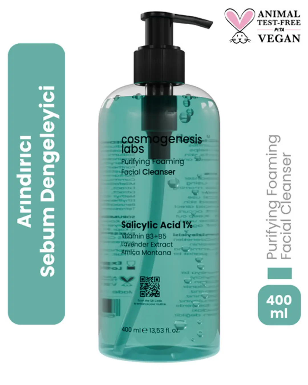 Cosmogenesis Labs Arındırıcı Yüz Temizleme Jeli 400 ml Fiyatı