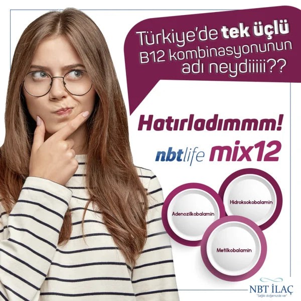 NBT Life Mix Vitamin B12 30 Kapsül