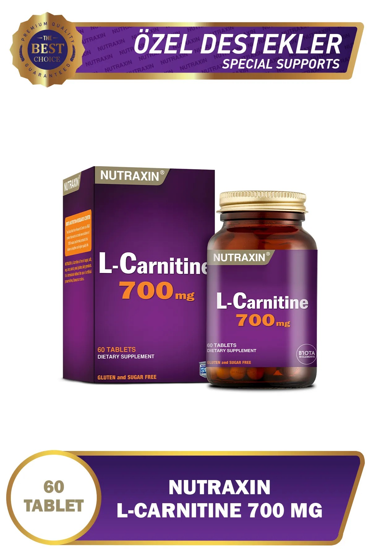 Nutraxin L Carnitine 60 Kapsül
