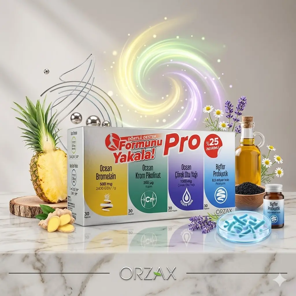 Orzax Ocean Dörtlü Destek Seti- 4*30 Kapsül Fiyatı ve Yorumları