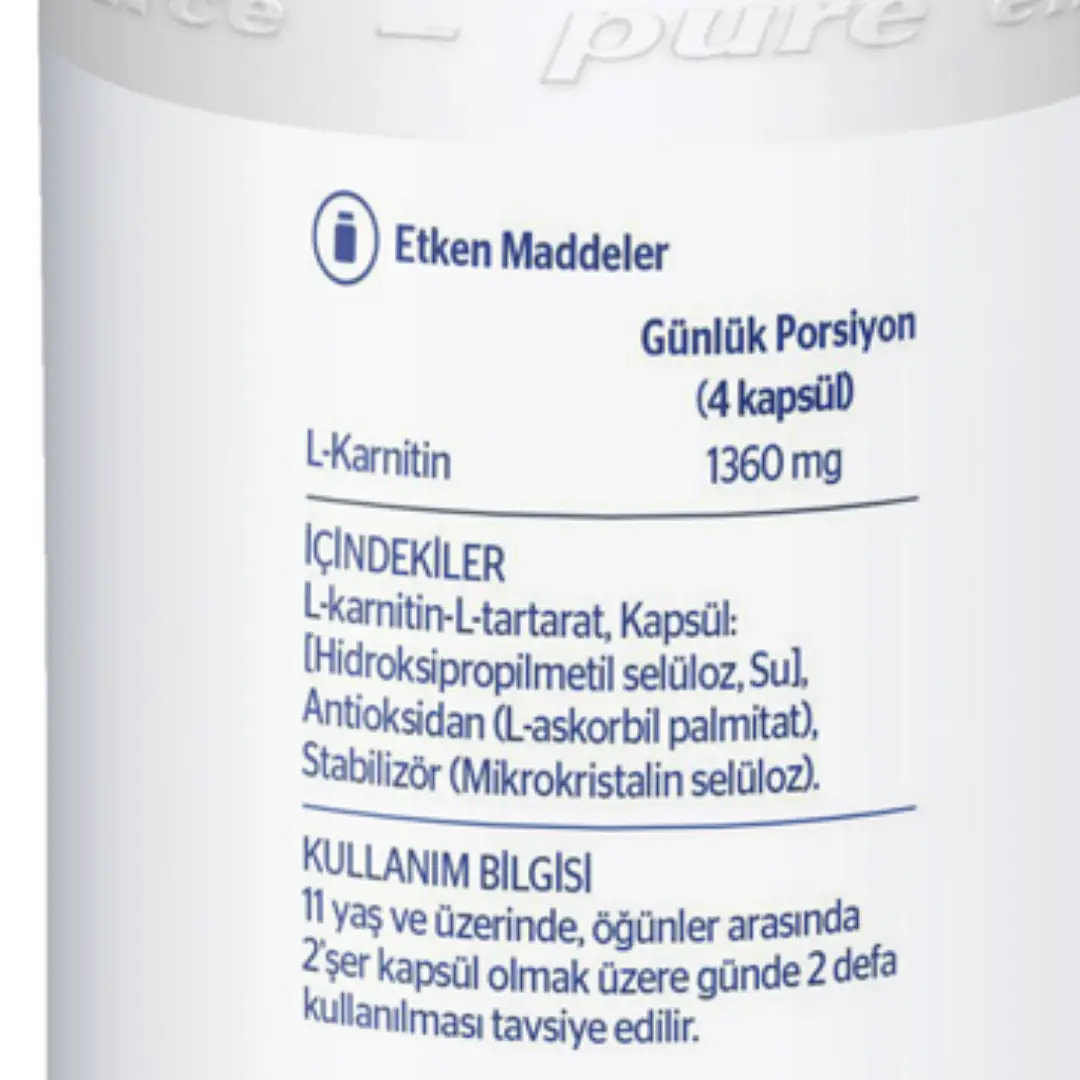 Pure Encapsulations L-Carnitine -60 Kapsül Fiyatı ve Yorumları