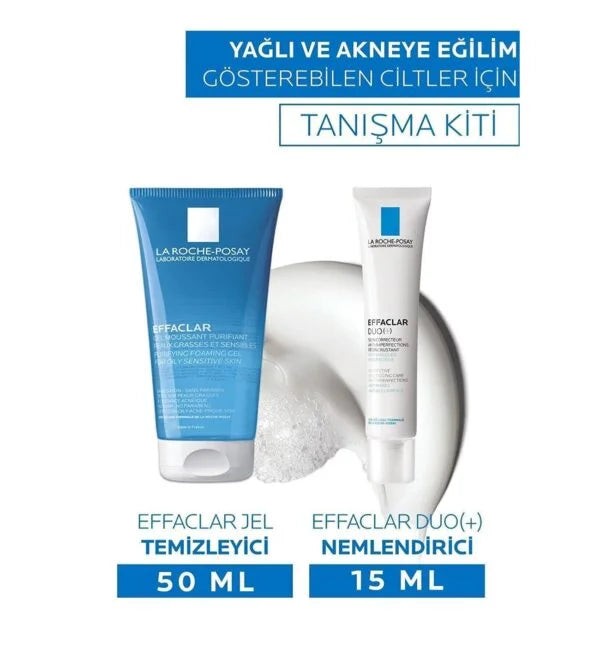 La Roche Posay Effaclar Düzensiz Ciltler için Tanışma Kiti