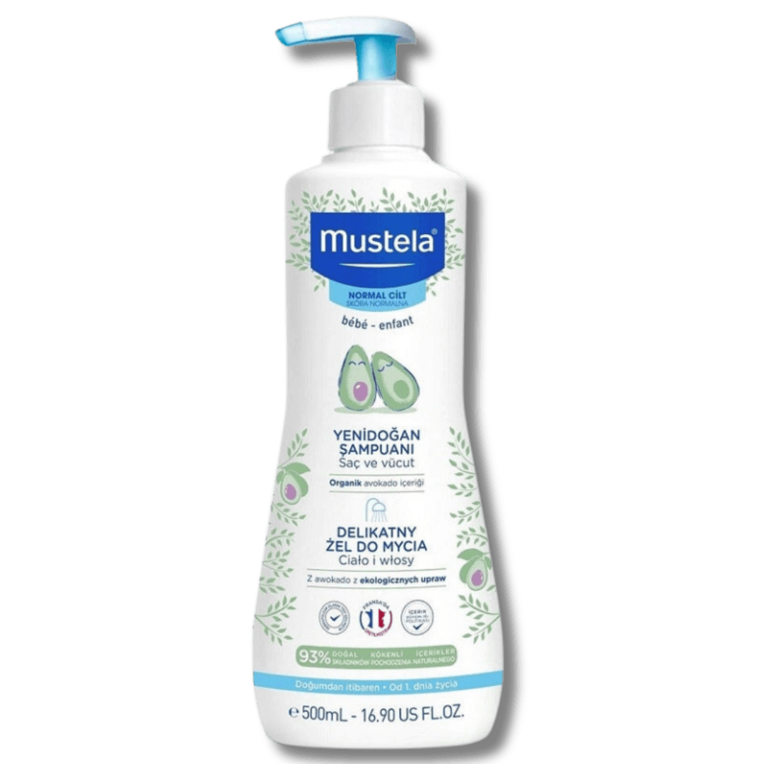 Mustela Gentle Cleansing Gel Yenidoğan Şampuanı 500 ml