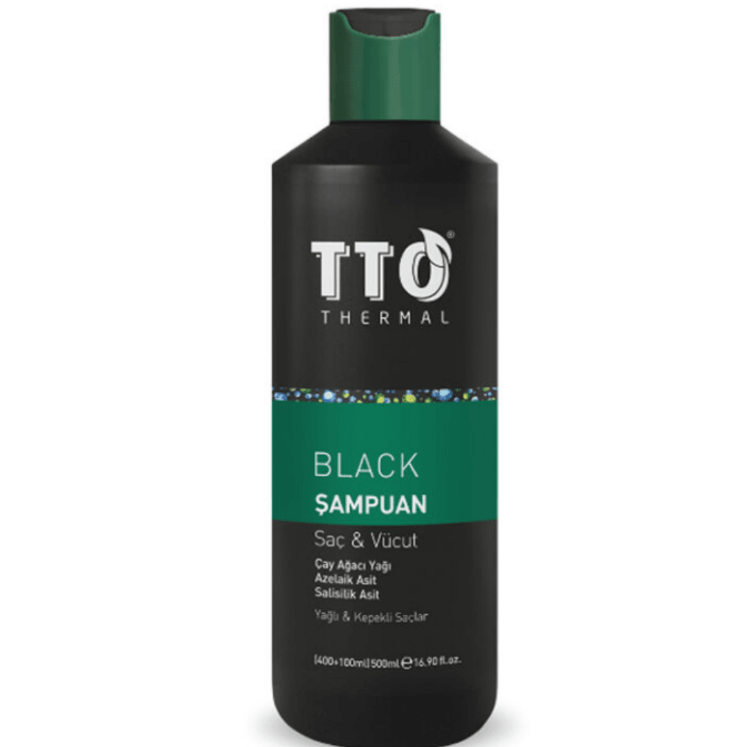 TTO Black Saç ve Vücut Şampuanı 400+100 ml