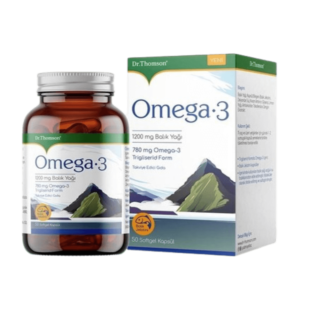 Dr. Thomson Omega-3 1200 mg Balık Yağı 50 Kapsül