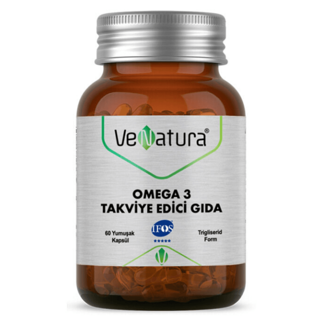 VeNatura Omega 3 Takviye Edici Gıda 60 Kapsül