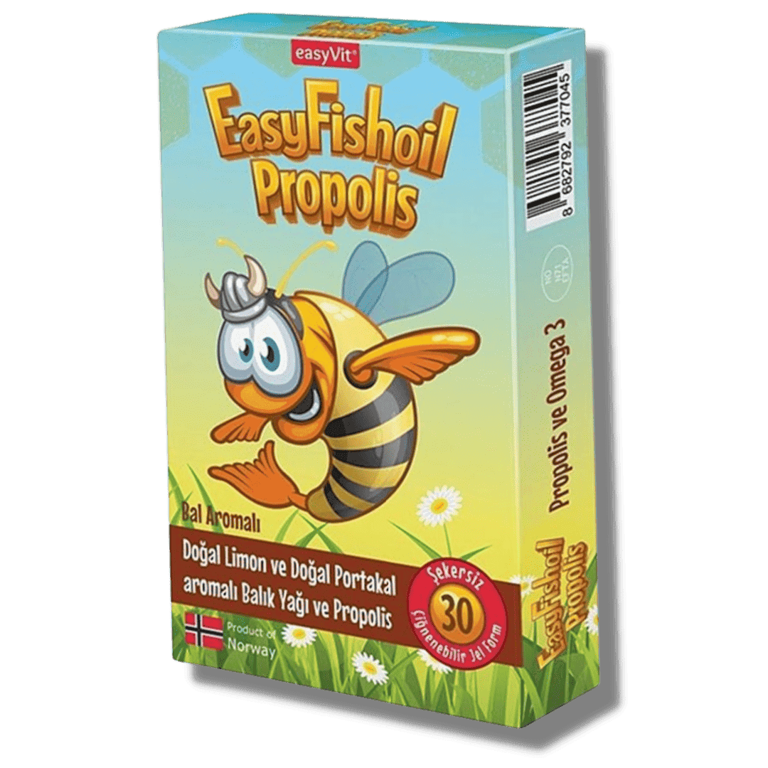 Easyvit Easyfishoil Propolisli Omega 3 Jel Tablet 30'lu