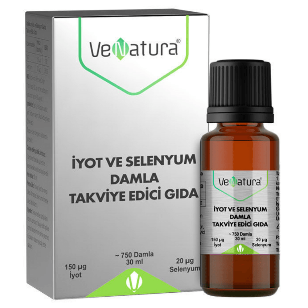 VeNatura İyot ve Selenyum Damla Takviye Edici Gıda 30 ml