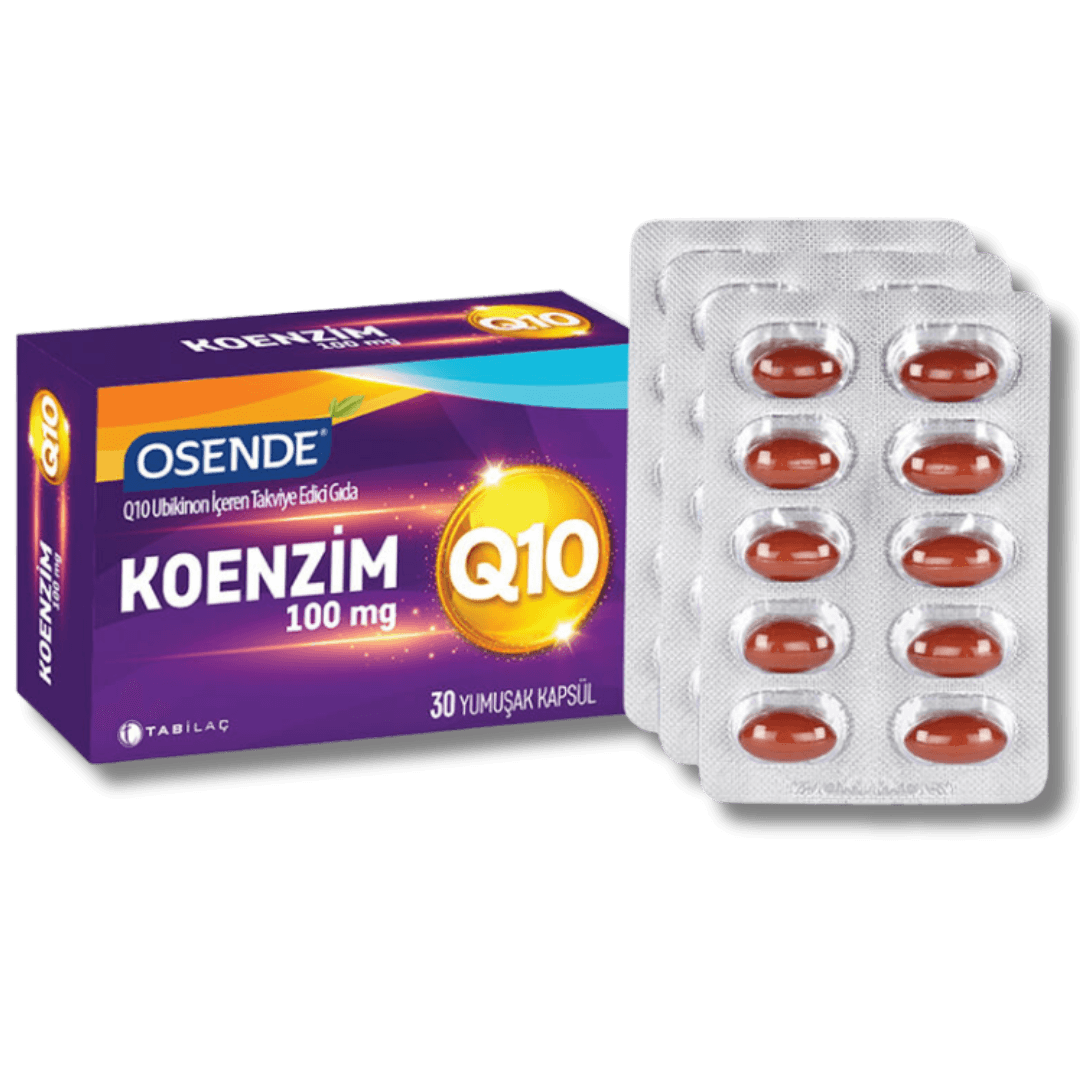 Osende Koenzim 100mg Q10 30 Yumuşak Kapsül