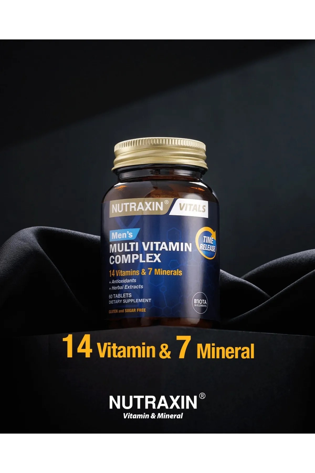 Nutraxin Mens Multi Vitamin Complex 60 Tablets