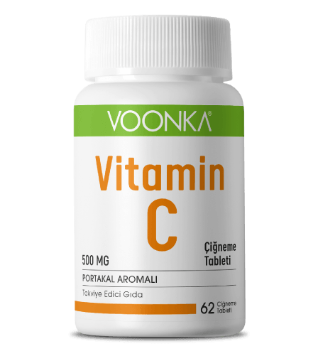 Voonka Vitamin C Portakal 62 Çiğneme Tableti