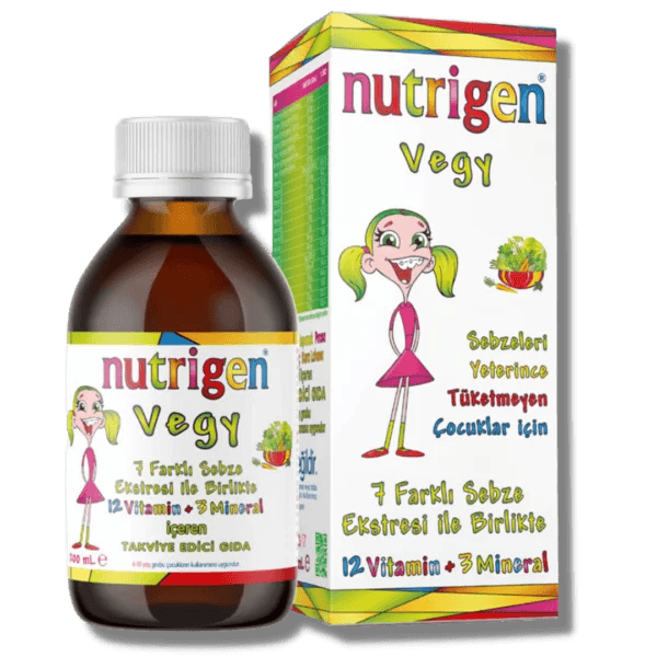 Nutrigen Vegy Sebze Yemeyen Çocuklara Özel 200 ml Şurup