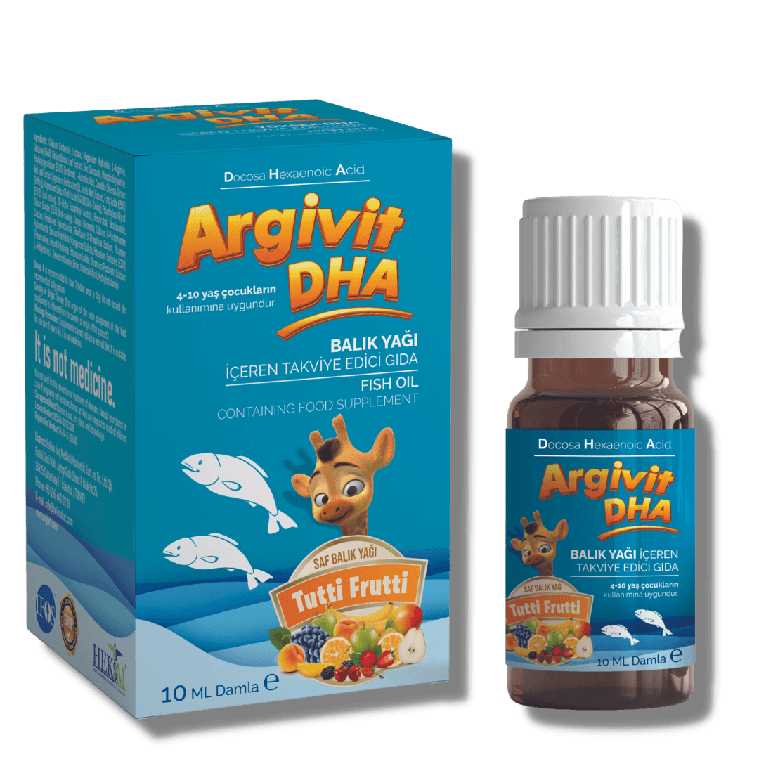 Argivit DHA Damla Balık Yağı 10 ml