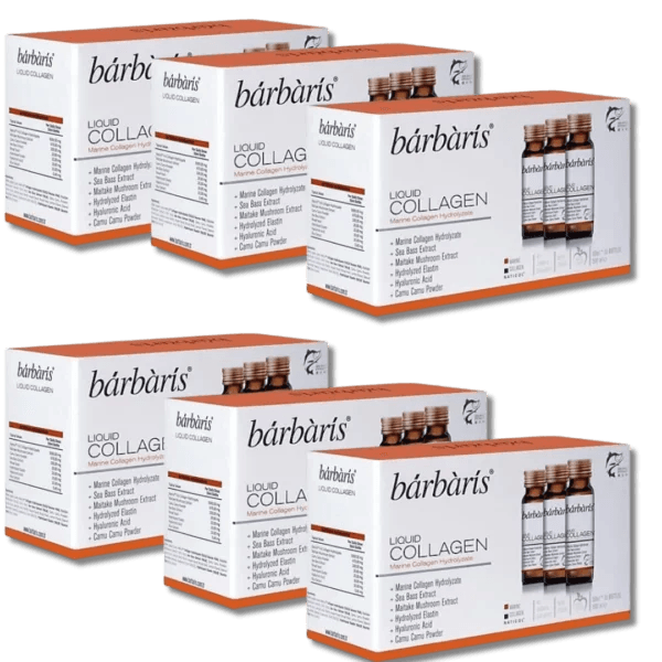 Barbaris Liquid Collagen 50 ml 10 adet 6lı Paket Takviye Edici Gıda